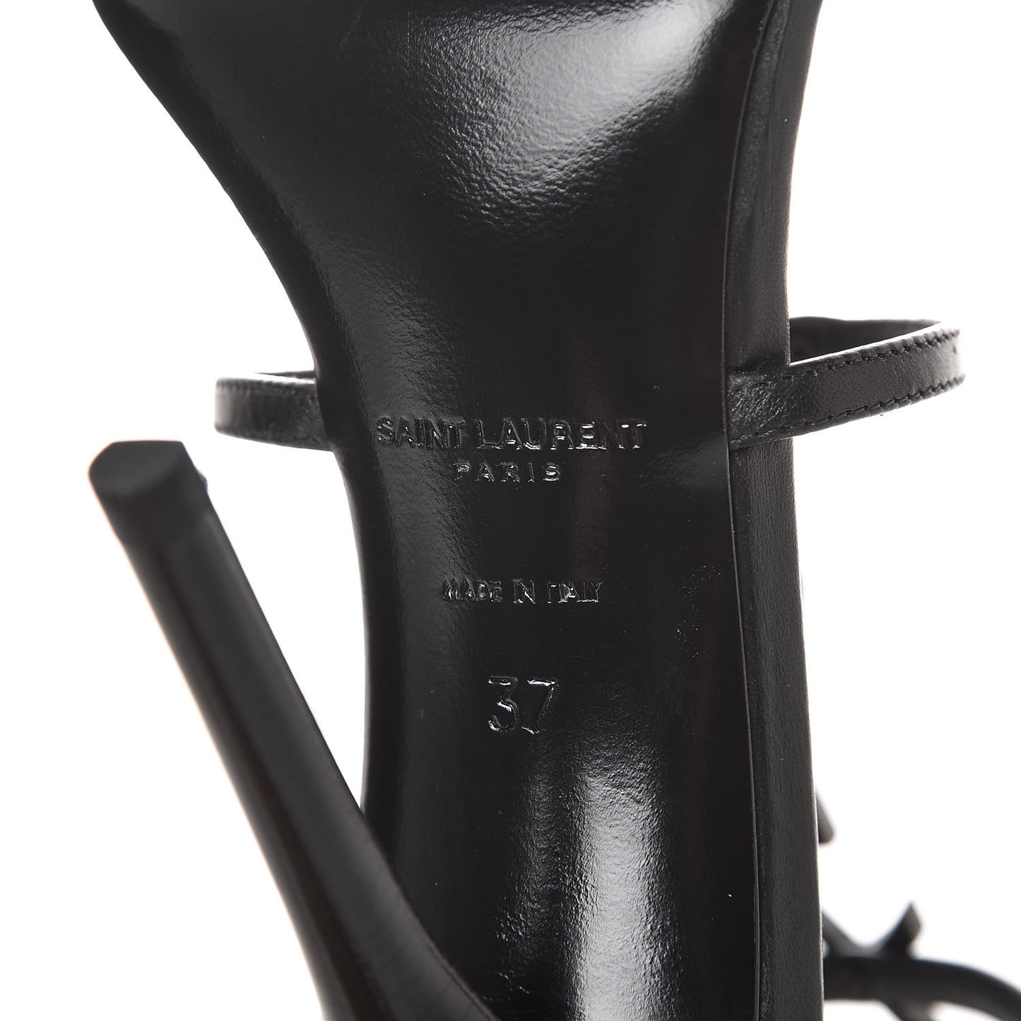 Calfskin Cassandra 110 Sandals 37 Black