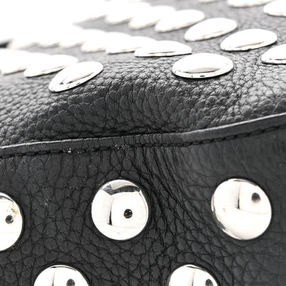 Khaite Pebbled Sport Calfskin Studded Elena Black 10 of 10