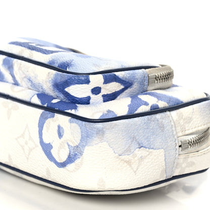 Louis Vuitton Monogram Watercolor Outdoor Pouch Blue 8 of 11