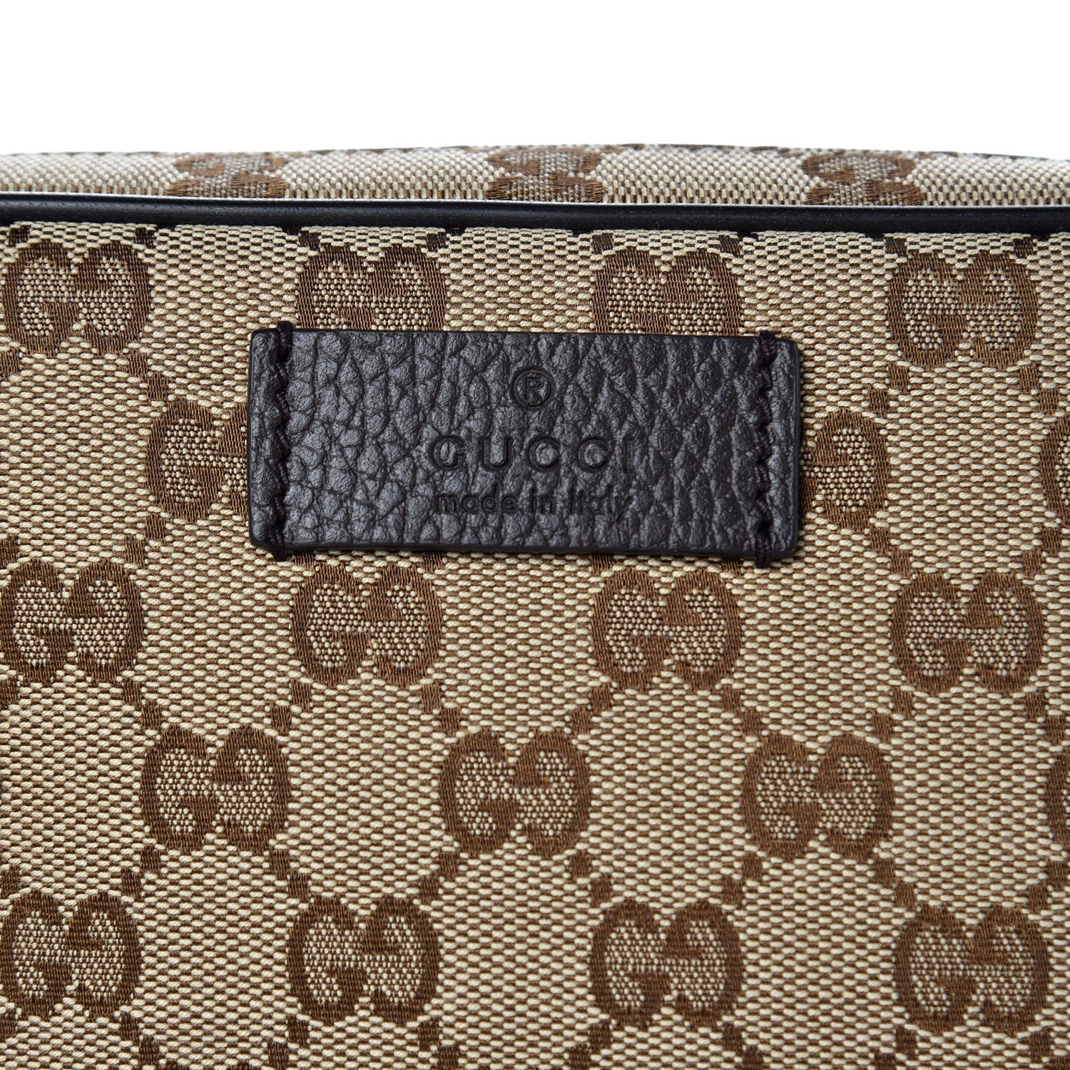 Gucci Monogram Belt Bag Dark Brown 10 of 10