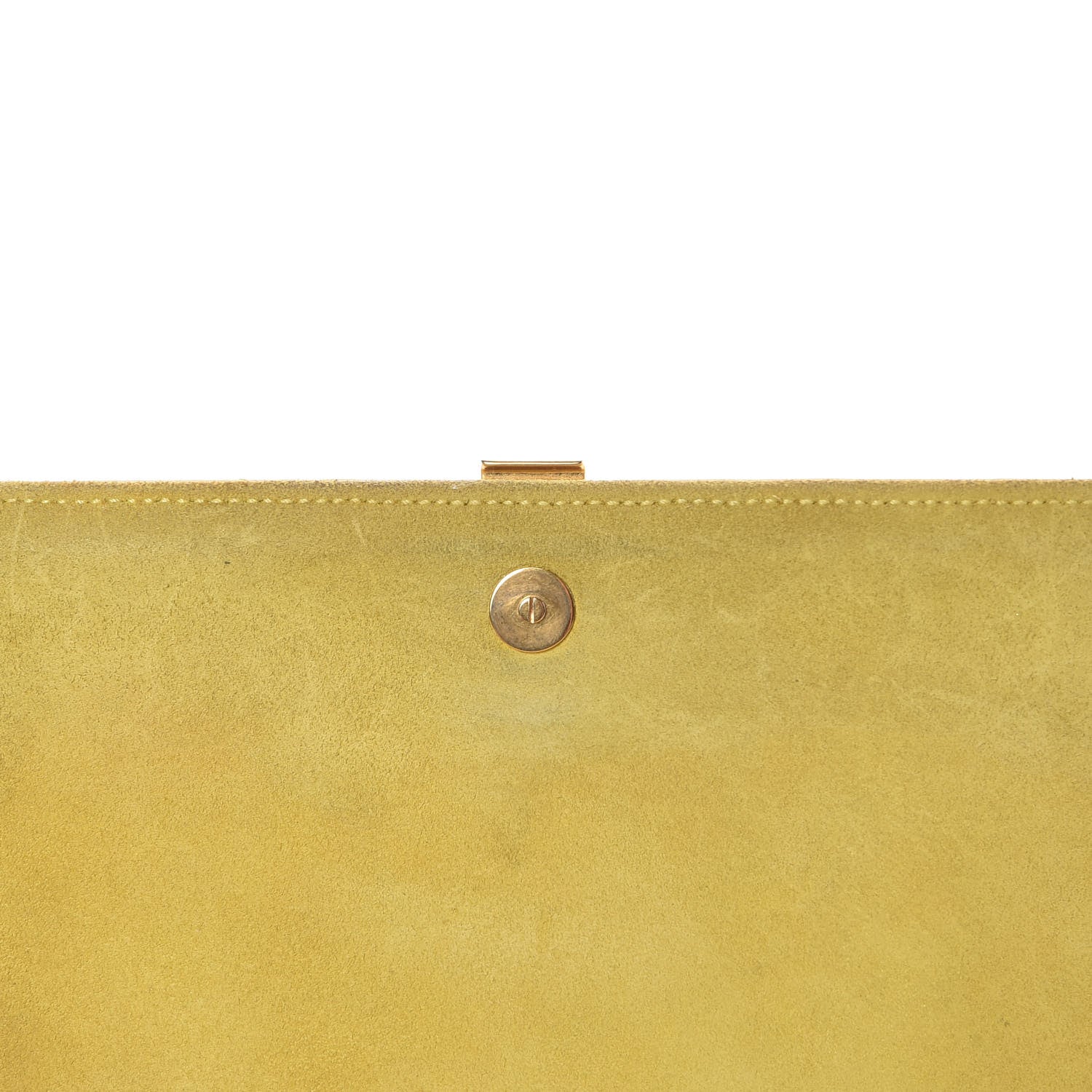 Saint Laurent Calfskin Classic Y Satchel Yellow 7 of 11
