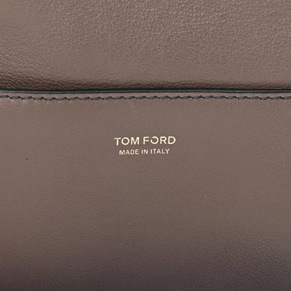 Tom Ford Grained Calfskin Medium Shaded Jennifer Crossbody Bag Brown 7 of 23