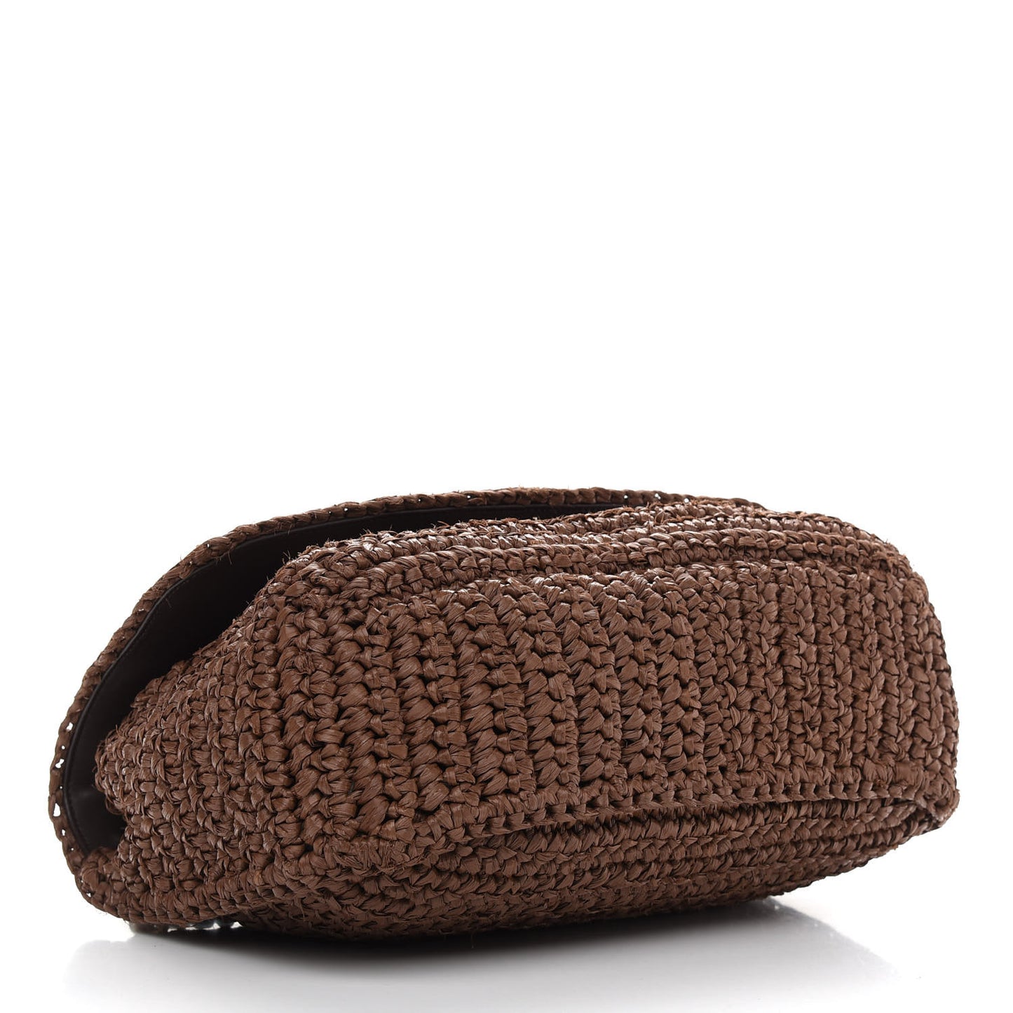 Raffia Calfskin Monogram Medium Niki Chain Satchel New Nut