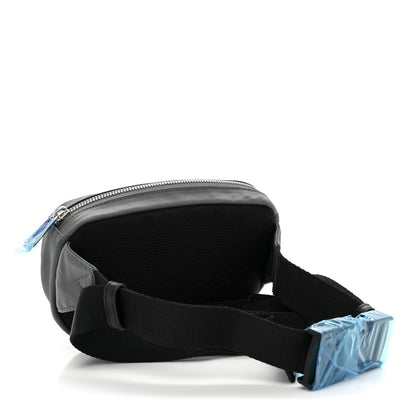 Burberry Econyl Logo Print Small Cannon Bum Bag Charcoal Grey 2 of 8