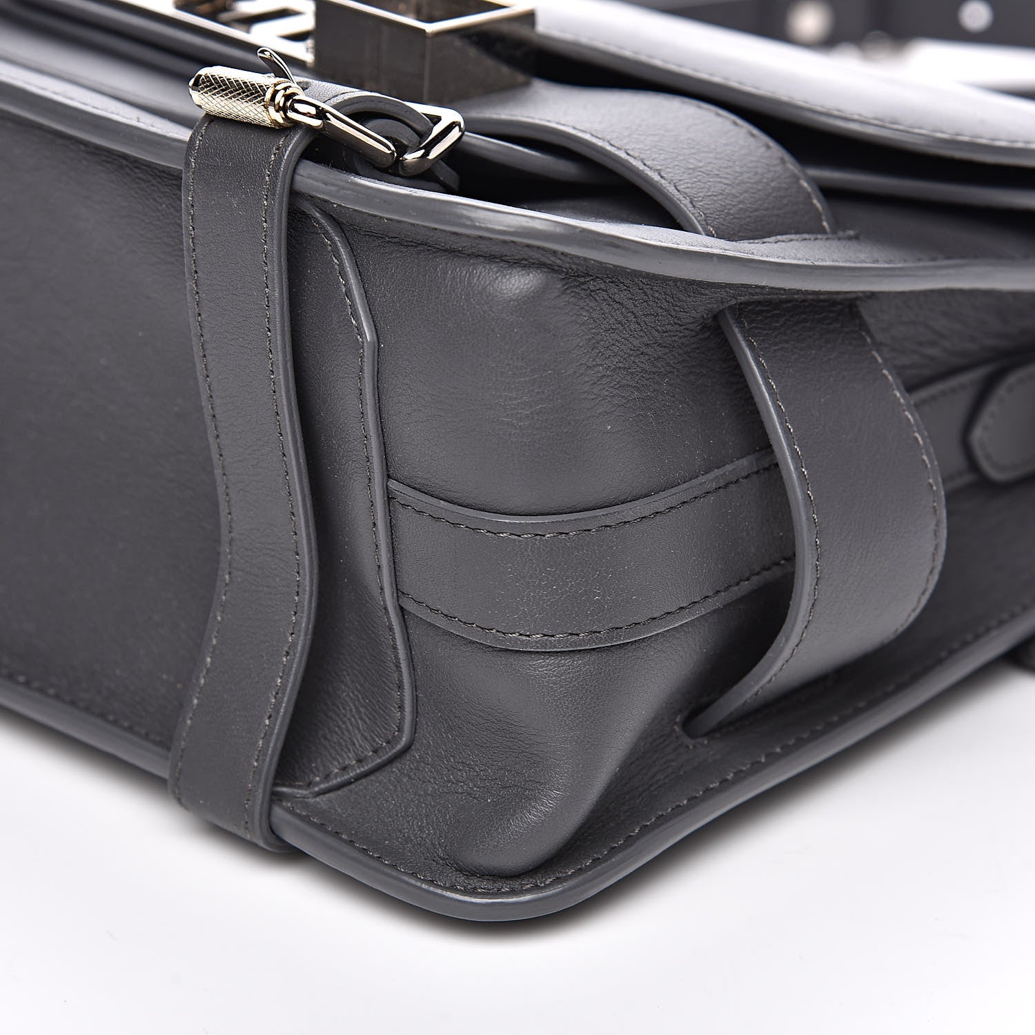 Proenza Schouler Smooth Calfskin PS11 Classic Shoulder Bag Heather Grey 9 of 12