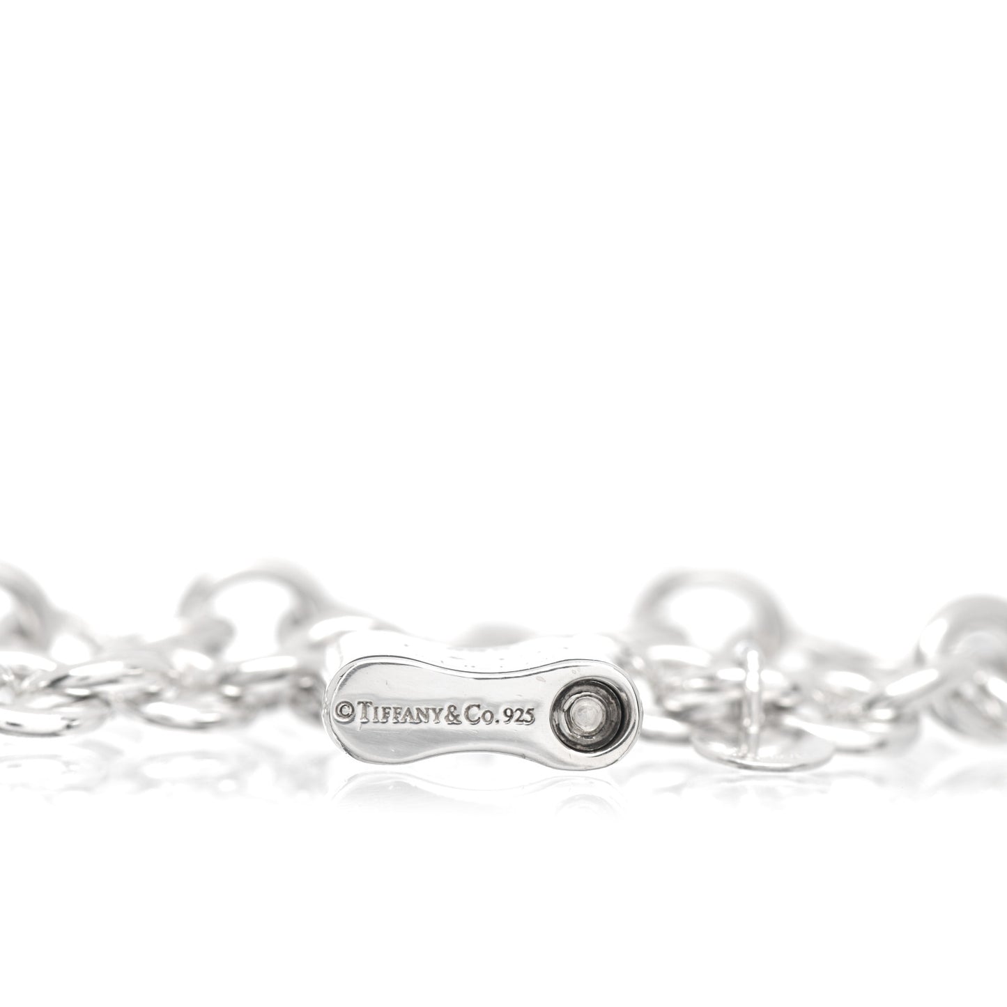 Sterling Silver 1837 Lock Charm Bracelet