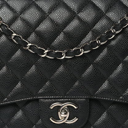 Chanel Caviar Quilted Maxi Double Flap Black 8 of 10