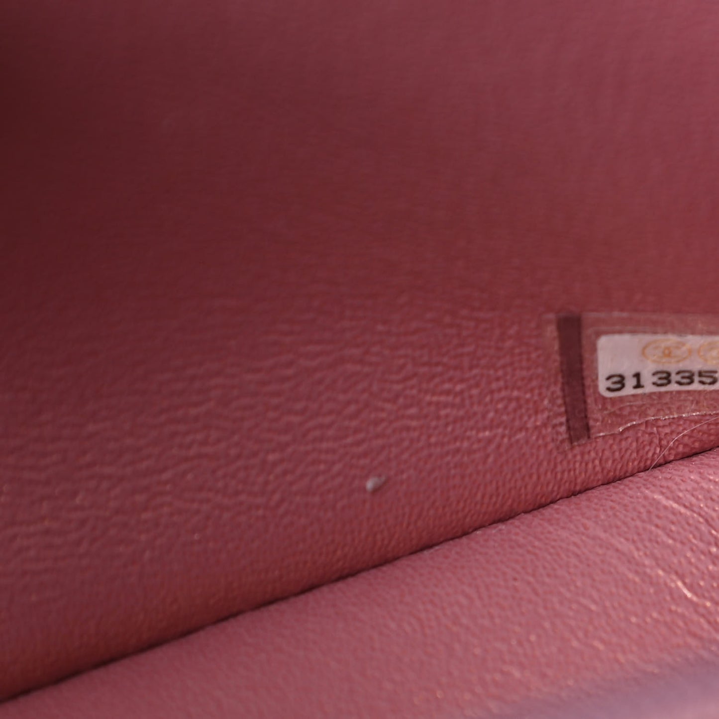 Iridescent Lambskin Quilted Mini Top Handle Rectangular Flap Pink