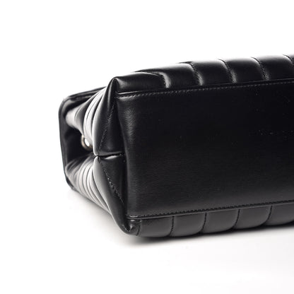 Saint Laurent Calfskin Y Quilted Monogram Medium Loulou Chain Satchel Black 6 of 12