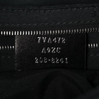 Fendi Vitello Grace FF Gradient Embossed Belt Baguette Bag Black 6 of 8