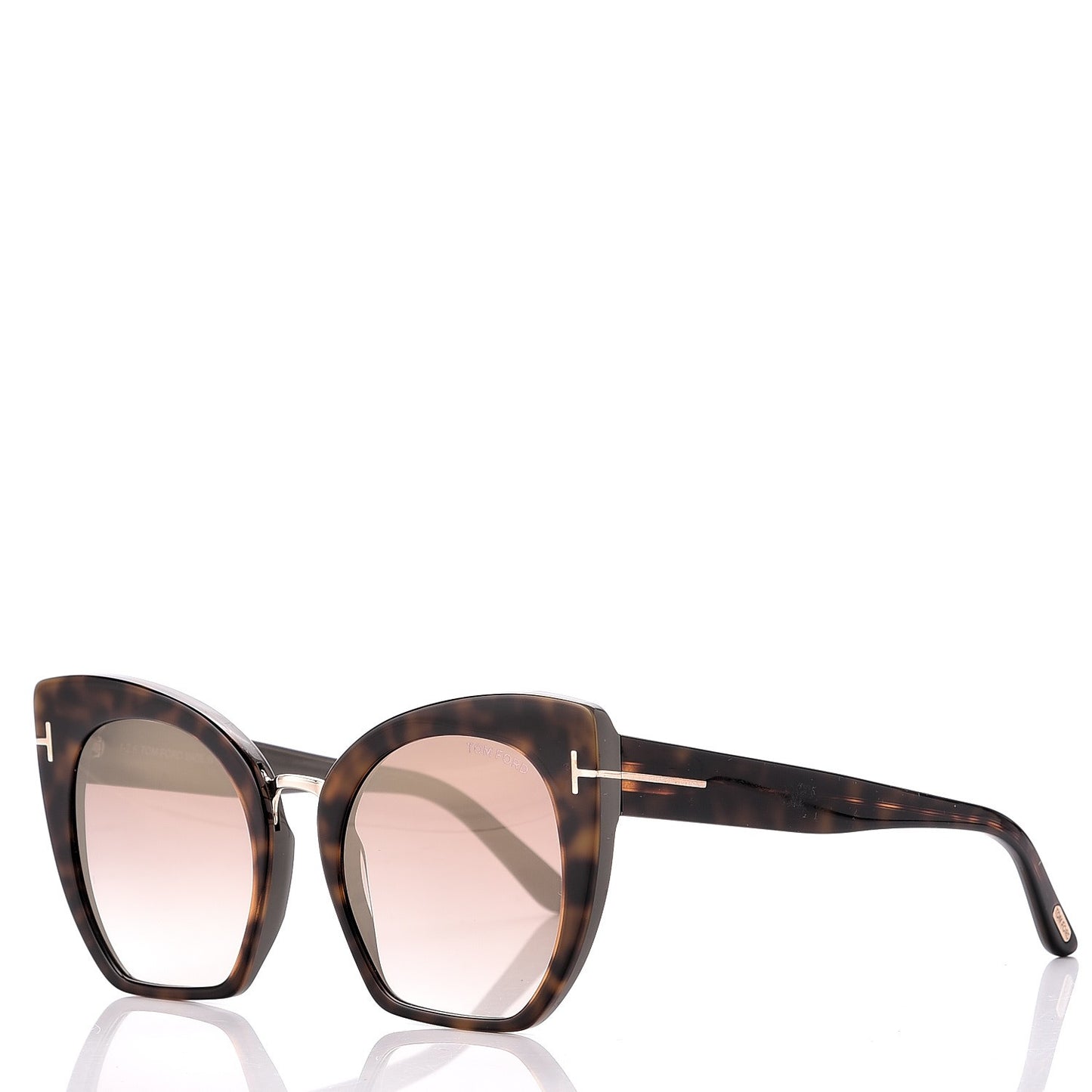 Samantha Cat Eye Sunglasses TF553 Havana