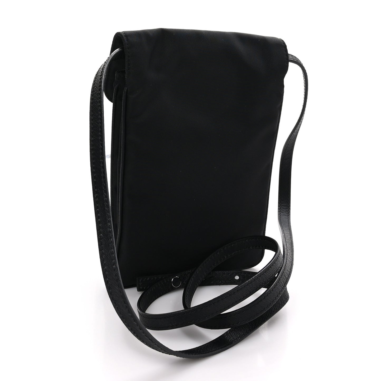 Nylon 4G Pouch on Strap Black