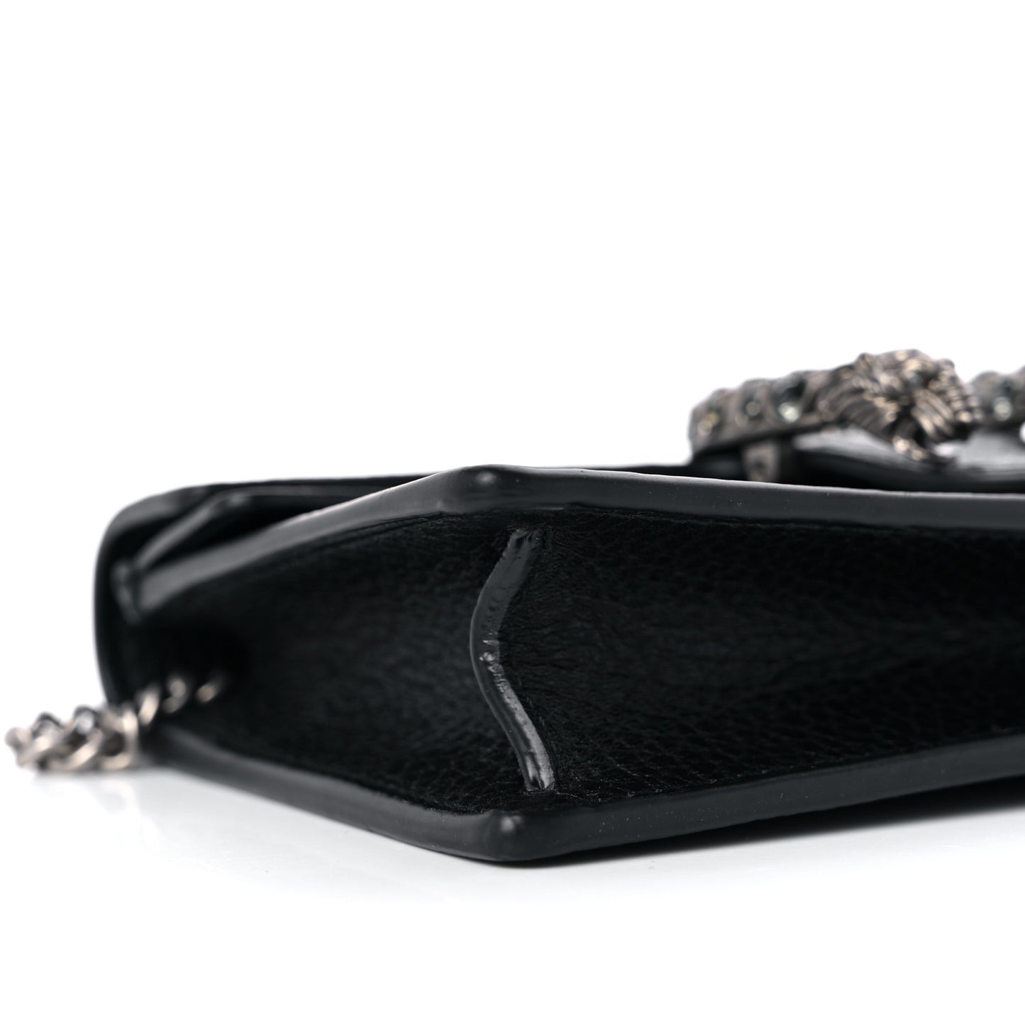 Calfskin Super Mini Dionysus Shoulder Bag Black