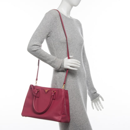 Prada Saffiano Lux Medium Tote Peonia 2 of 11