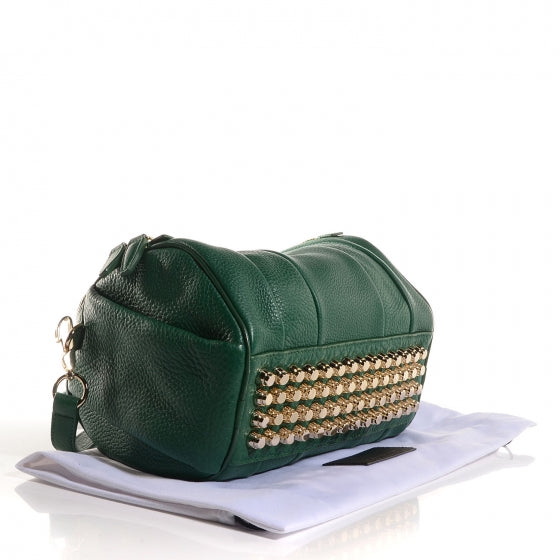 Pebbled Lambskin Rockie Vine with Pale Gold Hardware
