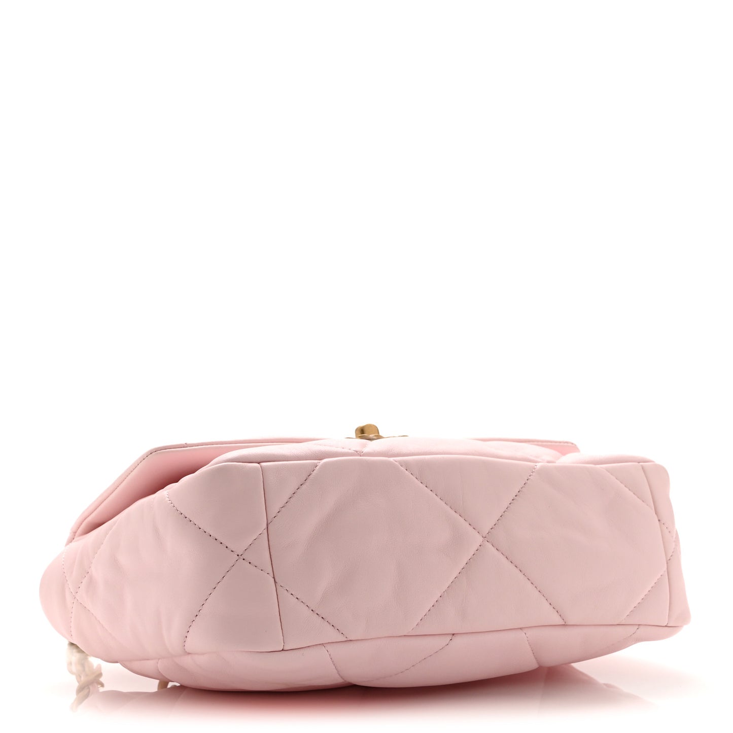 Lambskin Quilted Medium Chanel 19 Flap Light Pink