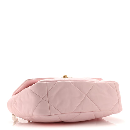 Chanel Lambskin Quilted Medium Chanel 19 Flap Light Pink 4 of 10
