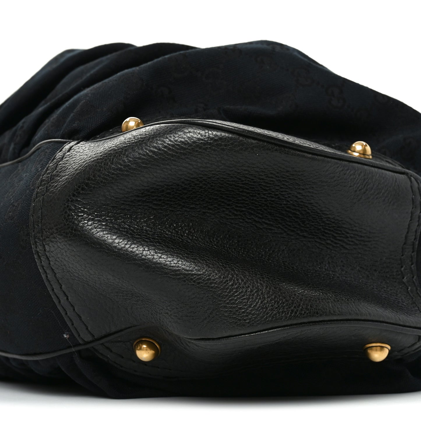 Monogram Large Jockey Hobo Black