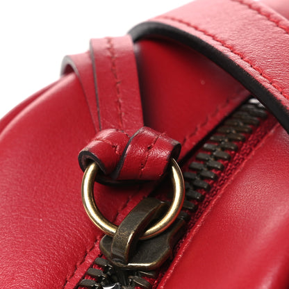 Gucci Calfskin Matelasse Small GG Marmont Chain Shoulder Bag Hibiscus Red 11 of 11