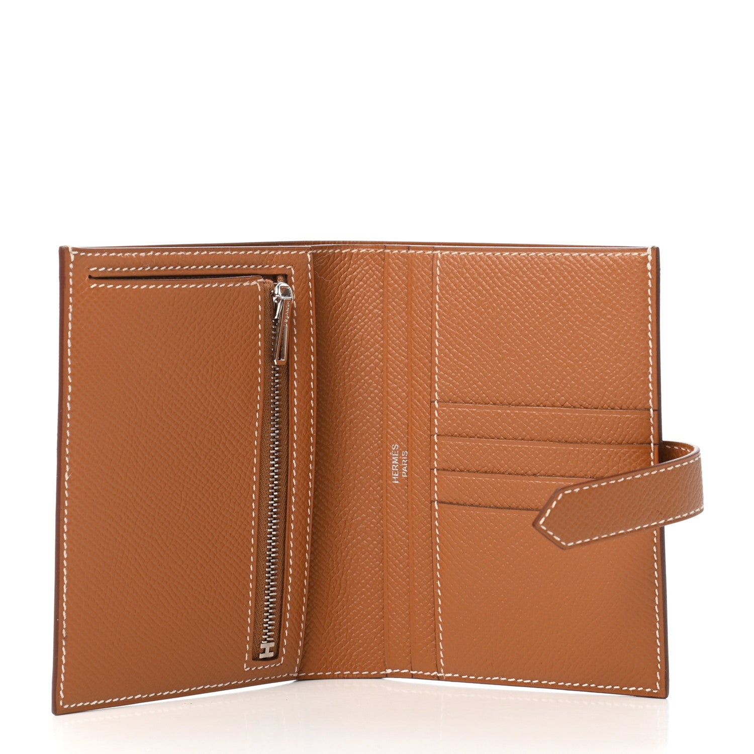 Hermes Epsom Bearn Compact Wallet Gold 5 of 7