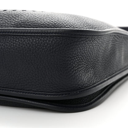 Hermes Taurillon Clemence Evelyne III PM Bleu Nuit 10 of 11