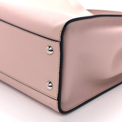 Fendi Vitello Seta Shiny Nappa Medium Peekaboo Iconic Satchel Soap Opale 14 of 14