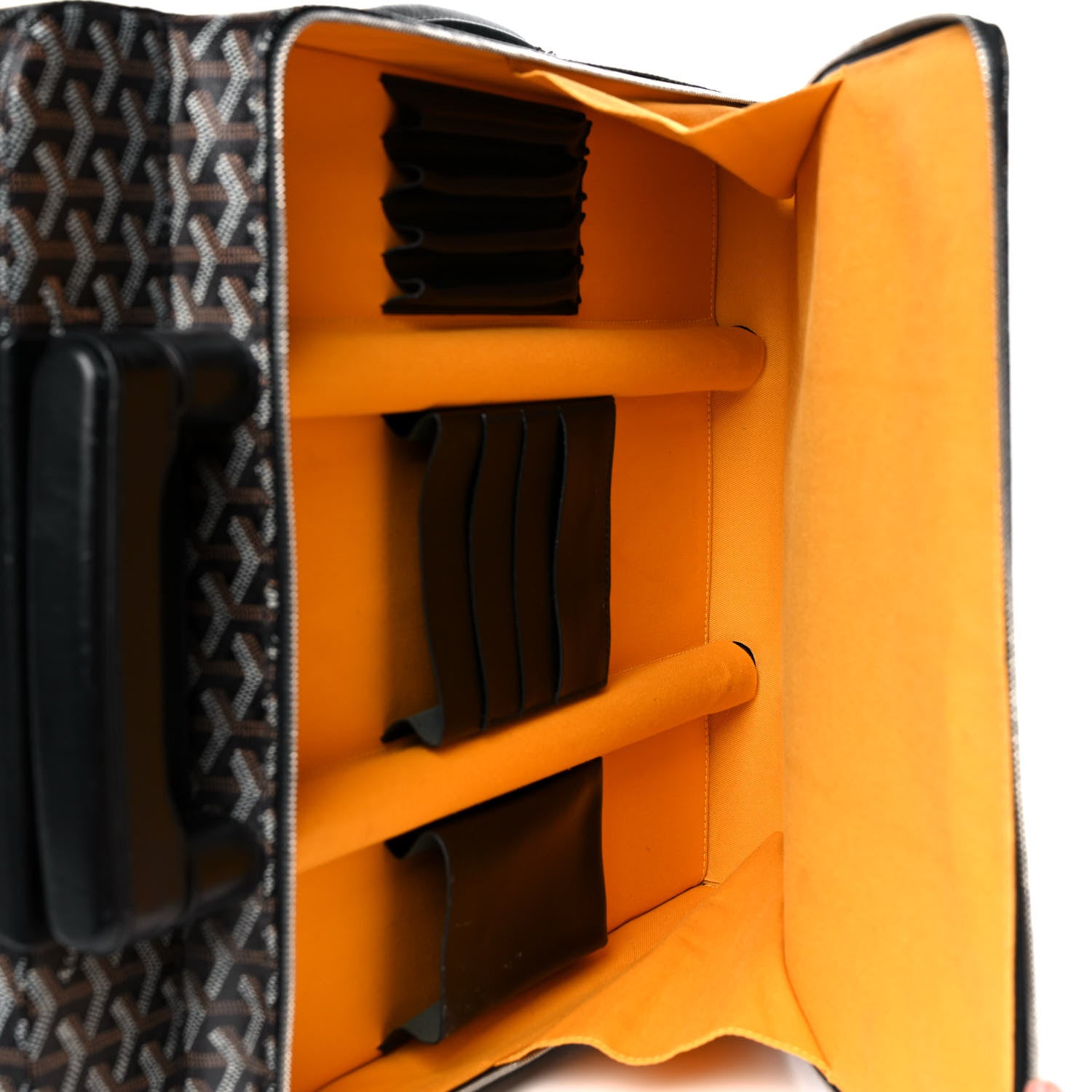 Goyard Goyardine Rolling Suitcase Trolley PM Black 5 of 19