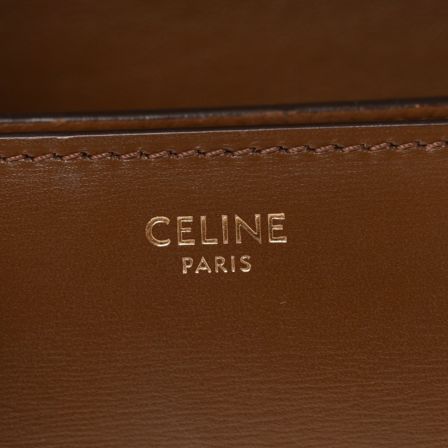 Celine Box Calfskin Teen Classic Box Flap Bag Camel 6 of 10