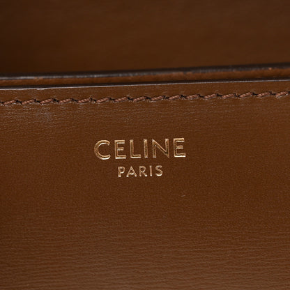 Celine Box Calfskin Teen Classic Box Flap Bag Camel 6 of 10