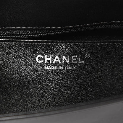 Chanel Calfskin Quilted Large Rock My Shoulder Flap Black 6 of 9