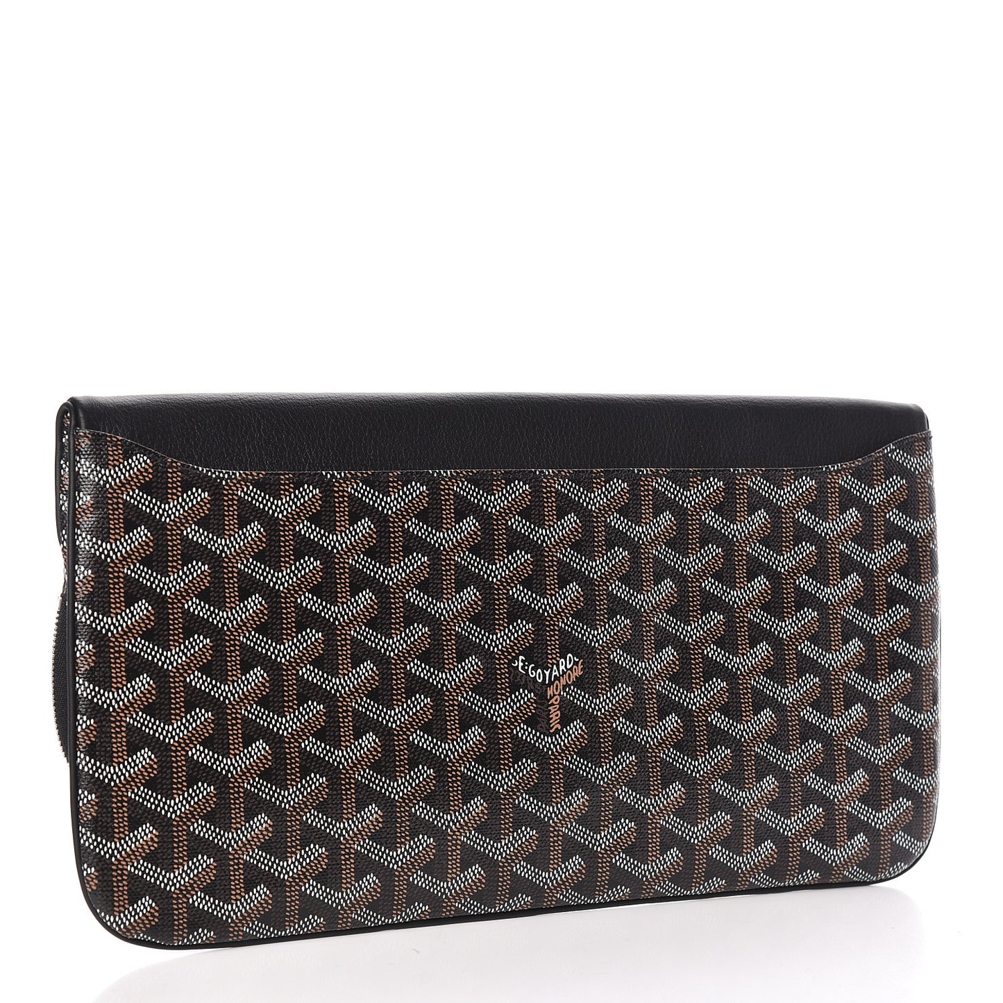 Goyardine Sainte Marie Soft Clutch Black