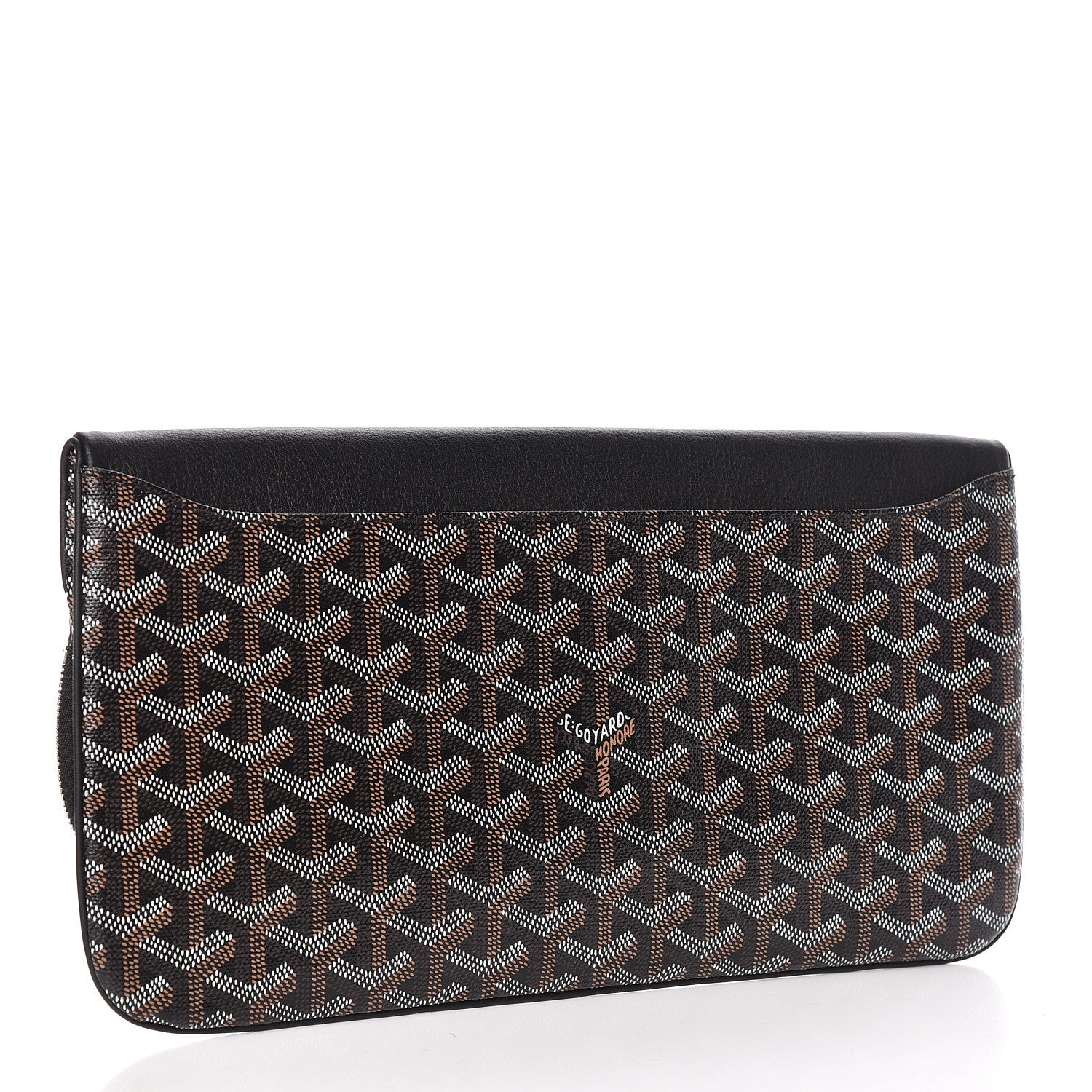 Goyard Goyardine Sainte Marie Soft Clutch Black 3 of 6