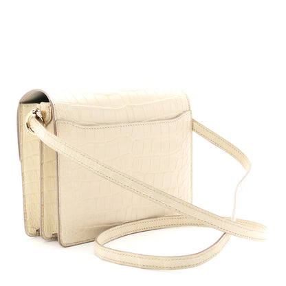 Hermes Matte Alligator Mini Sac Roulis Beton 3 of 11