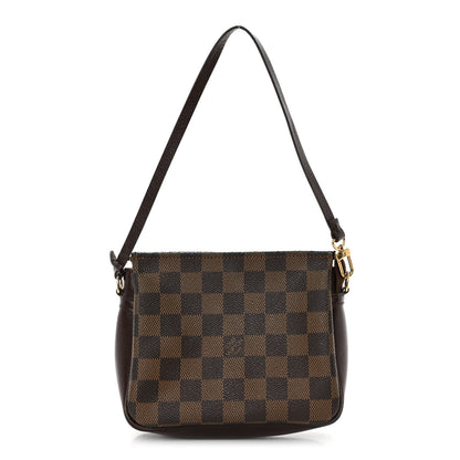 Louis Vuitton Damier Ebene Trousse Make Up Bag Pochette 1 of 11