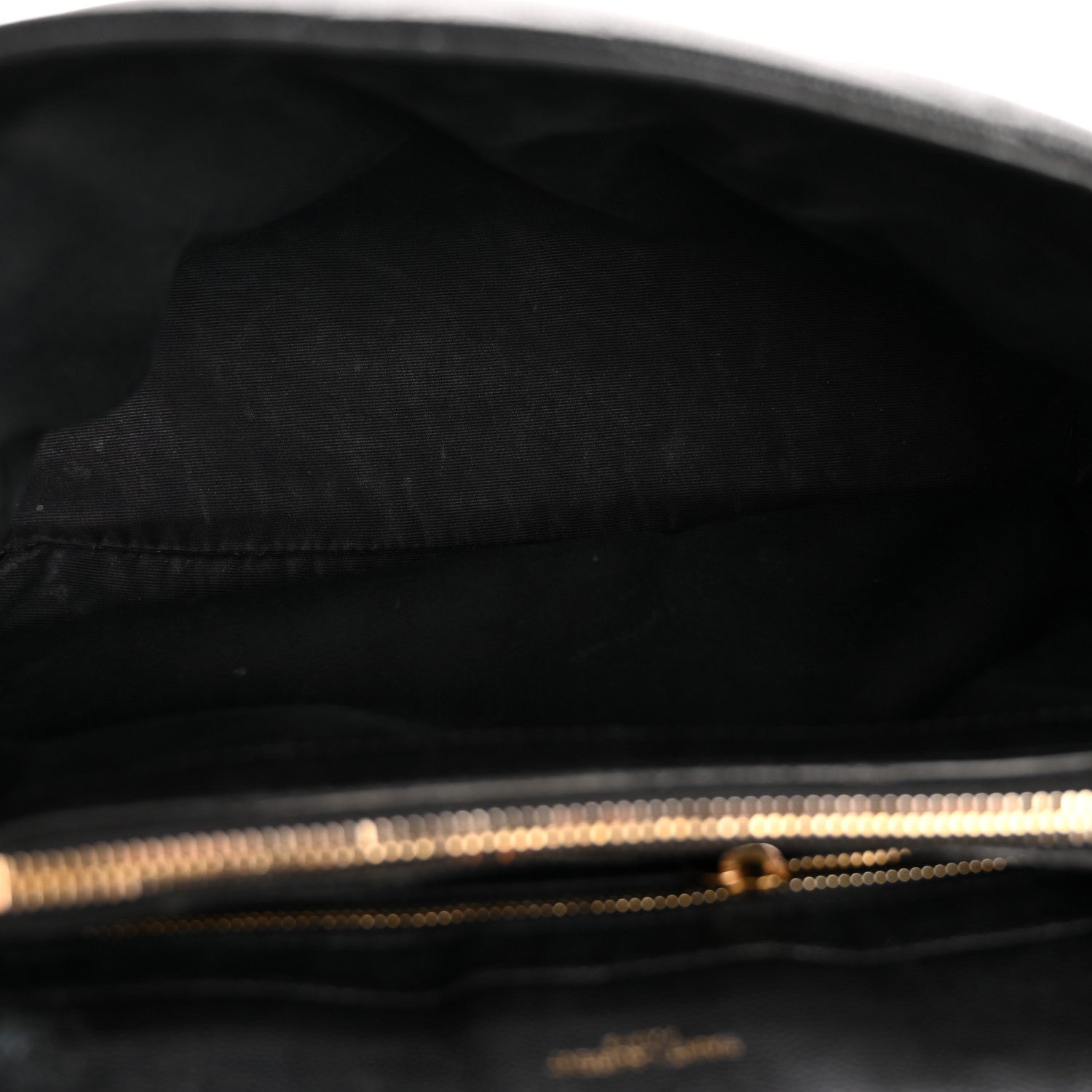 Saint Laurent Grain de Poudre Calfskin Y Quilted Monogram Medium Loulou Chain Satchel Black 5 of 14