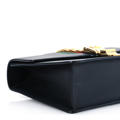 Gucci Calfskin Small Sylvie Shoulder Bag Black 9 of 15