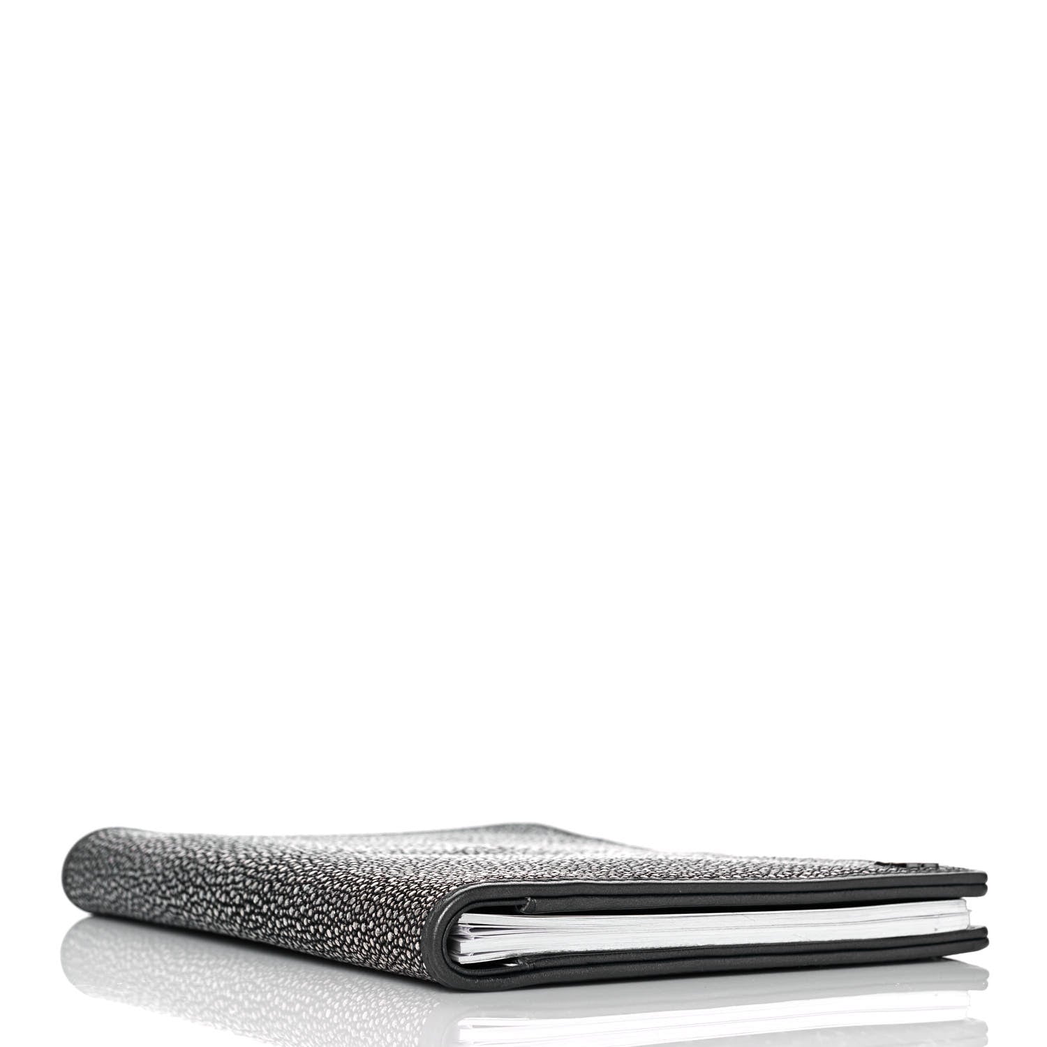 Chanel Stingray Large Agenda Cover Dark Silver 4 of 11