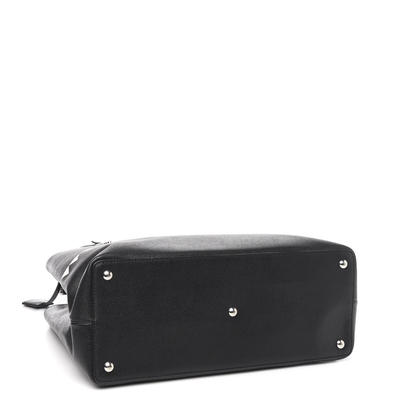 Vitello Elite Studded Monster Medium 2Jours Tote Black