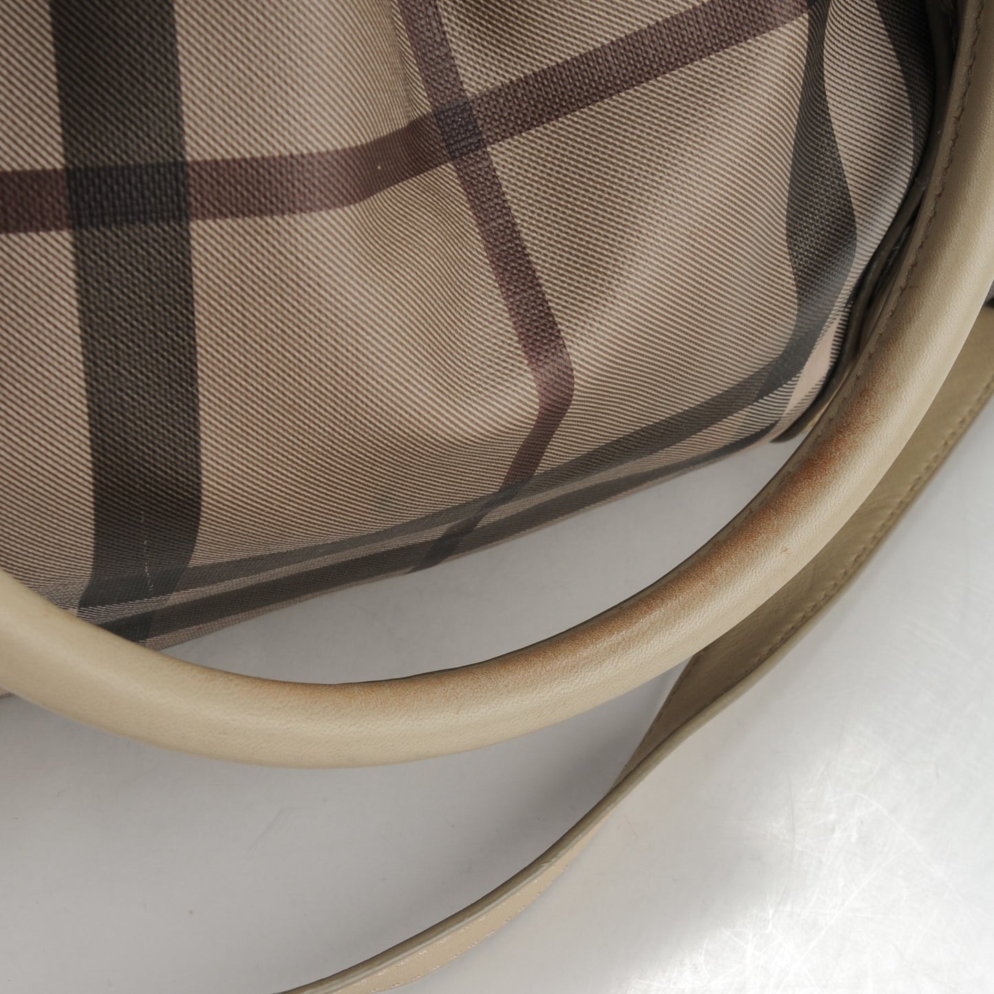 Smoked Check Large Northfield Tote Trench