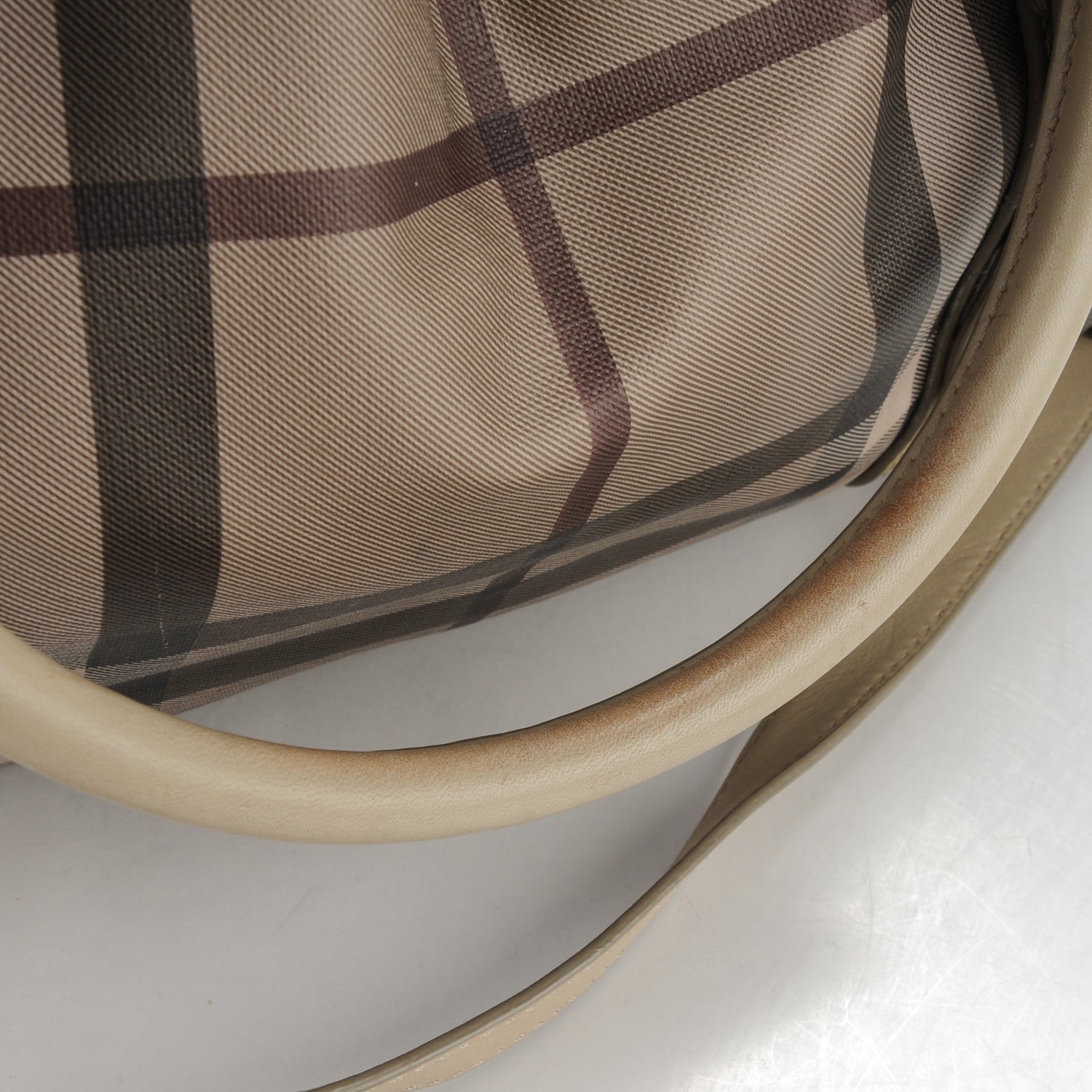 Burberry Smoked Check Large Northfield Tote Trench 8 of 10