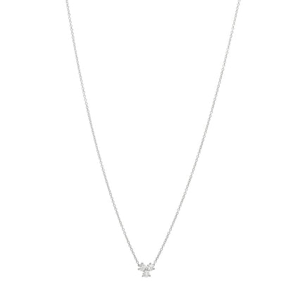 Tiffany Platinum Diamond .30ctw Aria Pendant Necklace 1 of 5