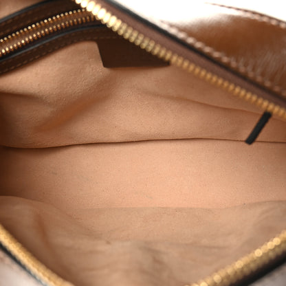 Gucci GG Supreme Monogram Small Horsebit 1955 Shoulder Bag Beige Brown Sugar 5 of 10
