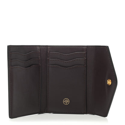 Mulberry Heavy Grain Folded Multi Card Case Wallet Black 4 of 4