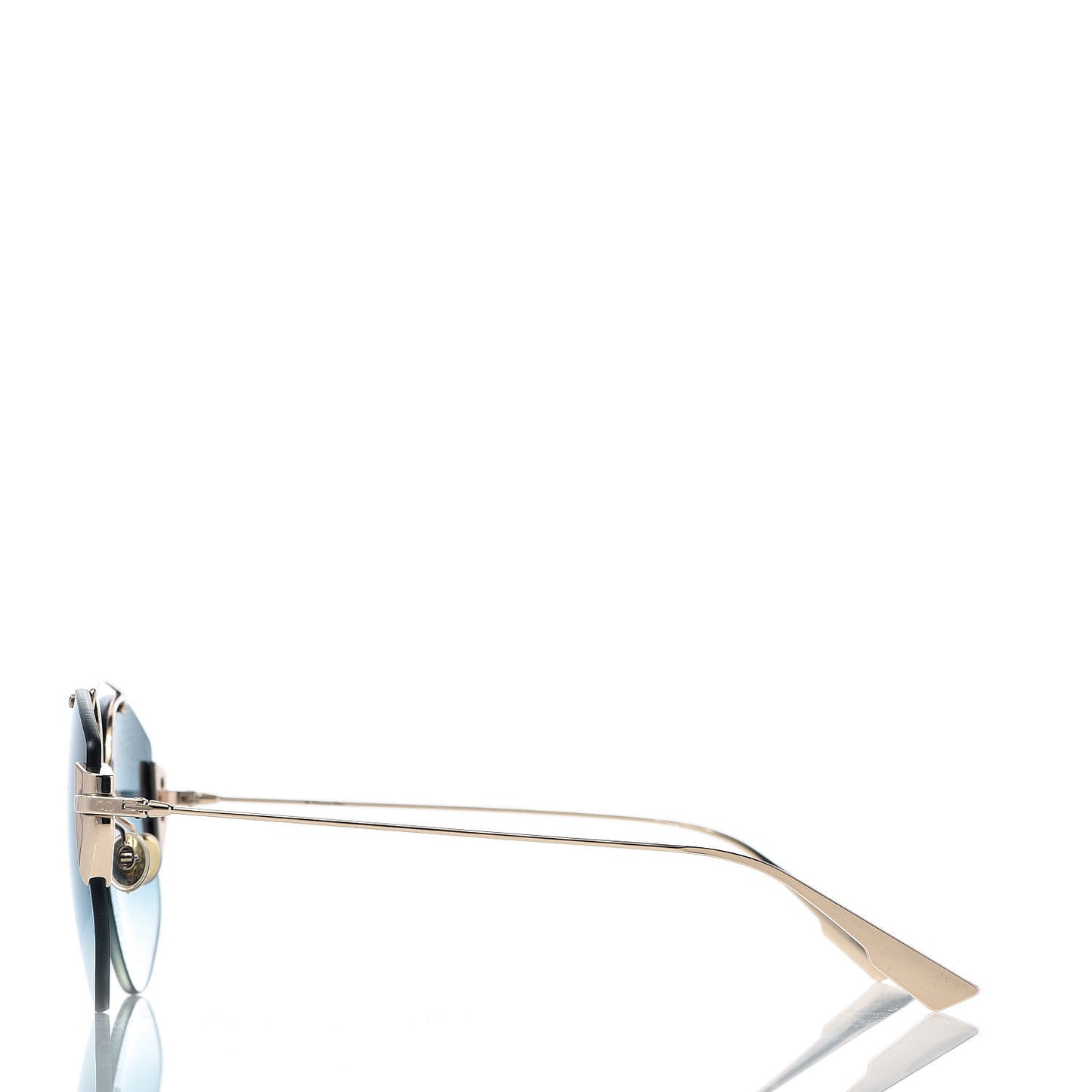 Metal Diorstronger Sunglasses Gold