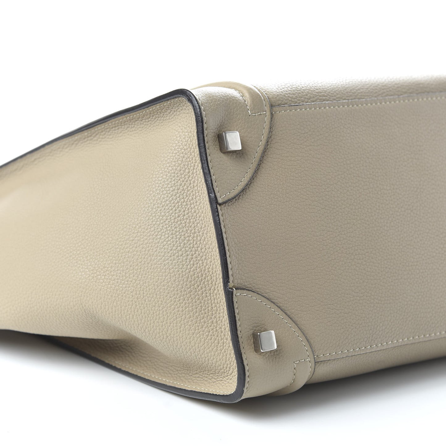 Drummed Calfskin Mini Luggage Dune