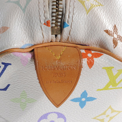 Louis Vuitton Monogram Multicolor Speedy 30 White 8 of 9