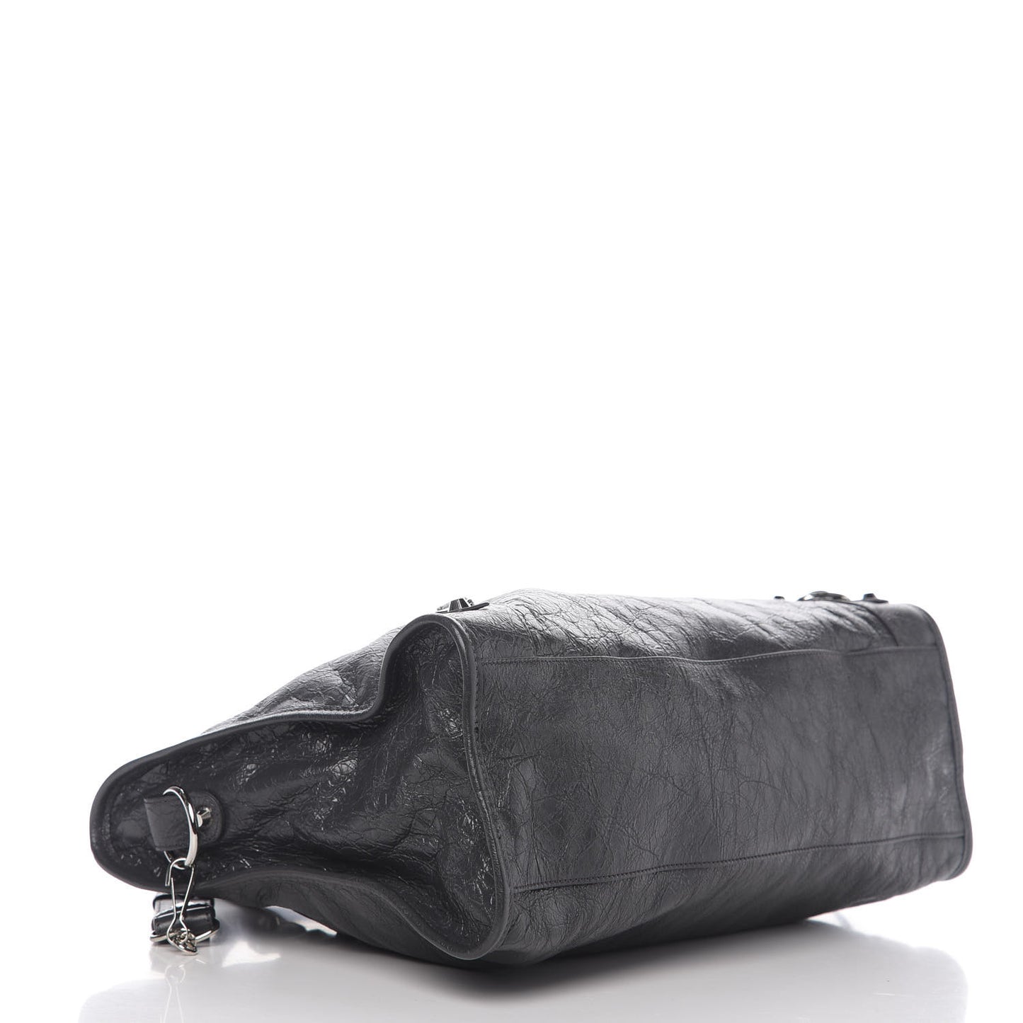 Agneau Classic Silver Hardware City Gris Fossile