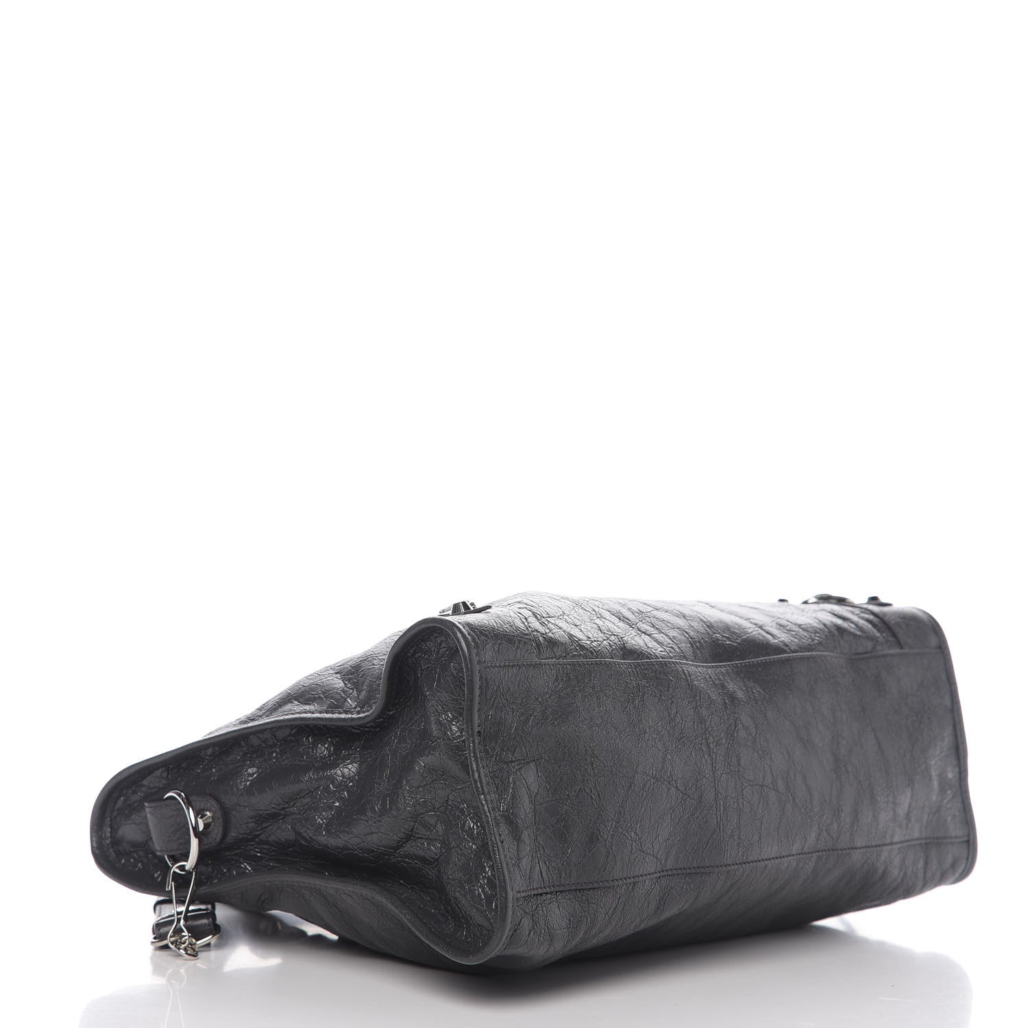 Balenciaga Agneau Classic Silver Hardware City Gris Fossile 3 of 9