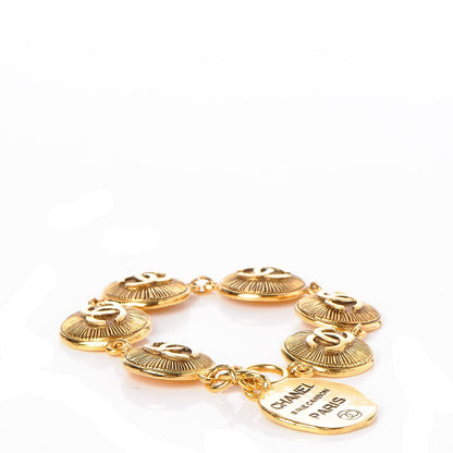 Chanel CC Medallion Bracelet Gold 1 of 5