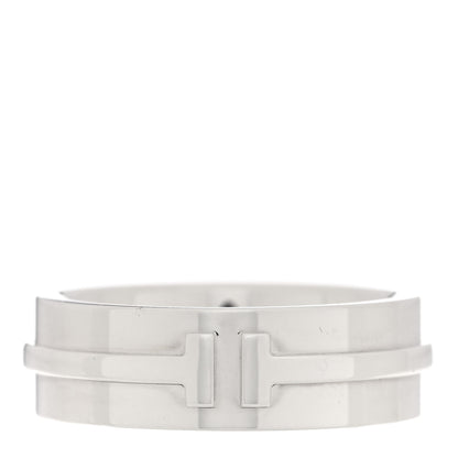 Tiffany Sterling Silver T Wide Ring 49 5 1 of 5